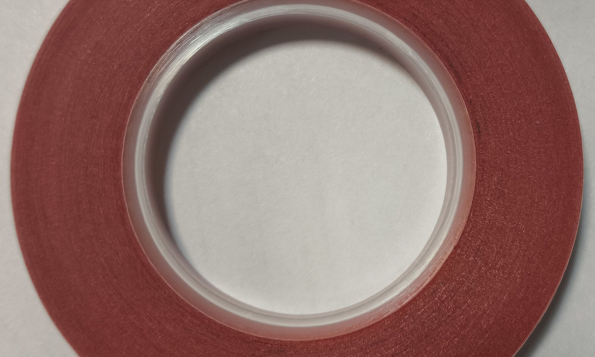 Приправочная лента бумажная красная 50 микрон 6 мм