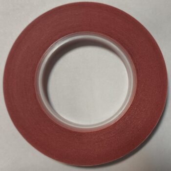 Приправочная лента бумажная красная 50 микрон 6 мм