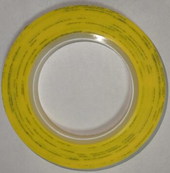 Приправочная лента бумажная желтая 80 микрон 6 мм
