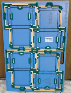 Штанцформа для плоской высечки для гофрокартона профиль Е на 4 изделия